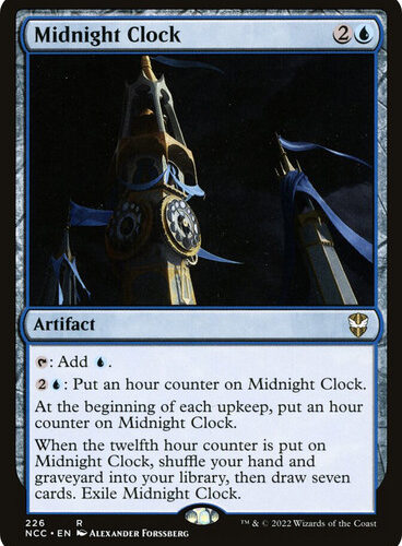 Midnight Clock Streets of New Capenna Commander