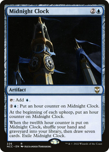 MidnightClock__15569 Midnight Clock Streets of New Capenna Commander