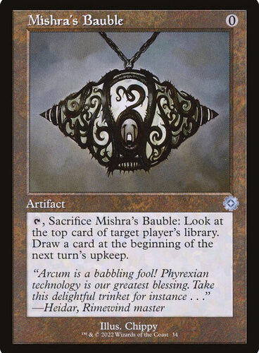 Mishra's Bauble (#034) (Retro Frame) The Brothers' War Retro Artifacts