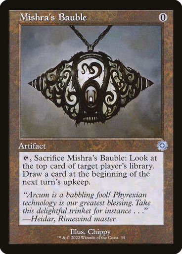 MishrasBauble__75944 Mishra's Bauble (#034) (Retro Frame) The Brothers' War Retro Artifacts