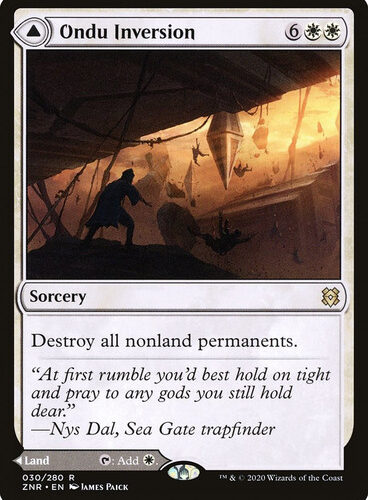 Ondu Inversion // Ondu Skyruins Zendikar Rising