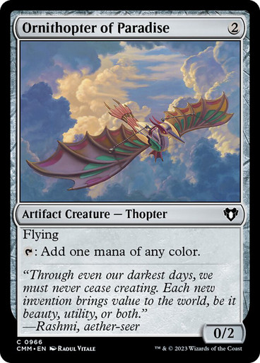 OrnithopterOfParadise__48749 Ornithopter of Paradise Commander Masters