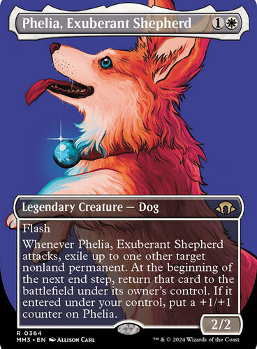 Phelia, Exuberant Shepherd (Borderless) Modern Horizons 3 - Variants