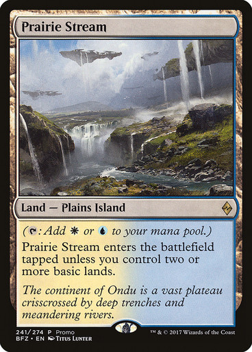Prairie Stream (Battle for Zendikar) (Alternate Art) Promo: General