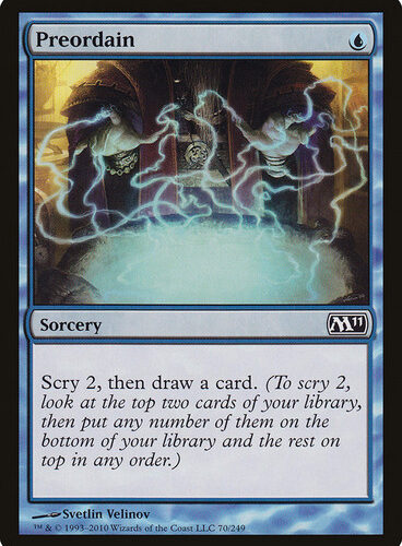 Preordain Magic 2011
