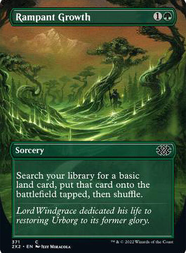 Rampant Growth (Borderless) Double Masters 2022 - Variants