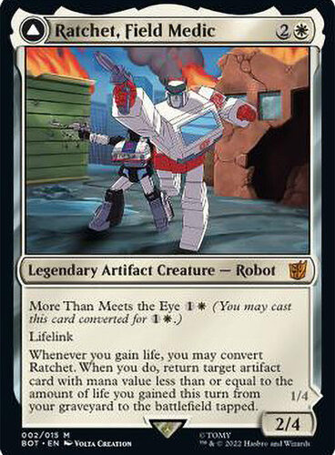 Ratchet, Field Medic // Ratchet, Rescue Racer Transformers