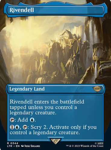 Rivendell (Borderless) The Lord of the Rings - Variants