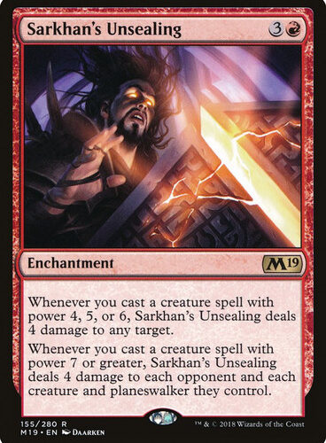 Sarkhan's Unsealing Core Set 2019