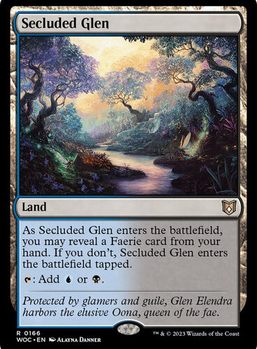 Secluded Glen Wilds of Eldraine Commander