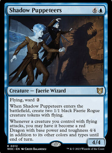 Shadow Puppeteers Wilds of Eldraine Commander