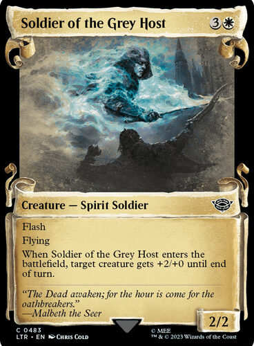 Soldier of the Grey Host (Showcase) The Lord of the Rings - Variants