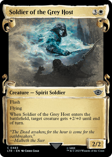 Soldier of the Grey Host (Showcase) The Lord of the Rings - Variants