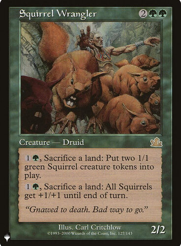 Squirrel Wrangler Planeswalker Symbol Reprints