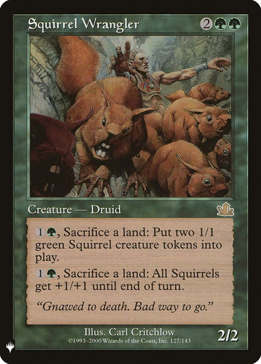 Squirrel Wrangler Planeswalker Symbol Reprints