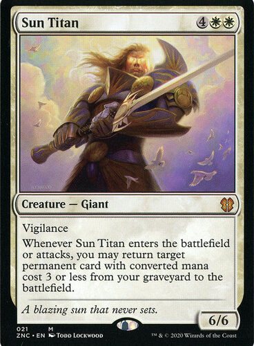 Sun Titan Zendikar Rising Commander