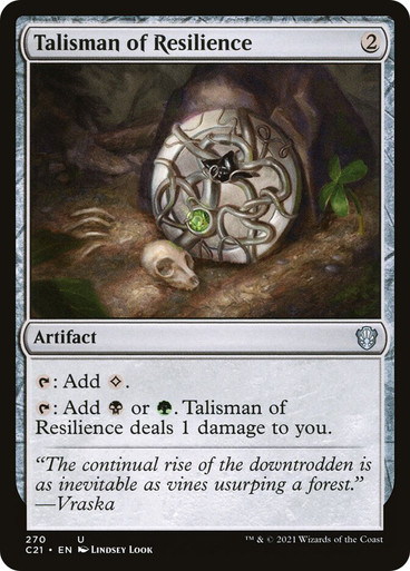TalismanOfResilience__50311 Talisman of Resilience Commander 2021