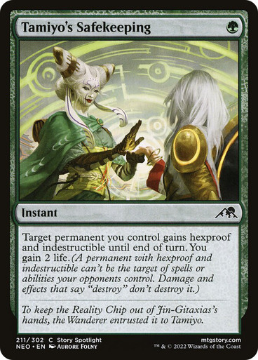 TamiyosSafekeeping__56826 Tamiyo's Safekeeping Kamigawa: Neon Dynasty