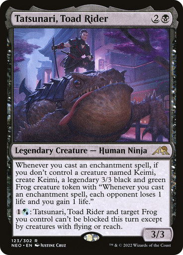 TatsunariToadRider__33707 Tatsunari, Toad Rider Kamigawa: Neon Dynasty