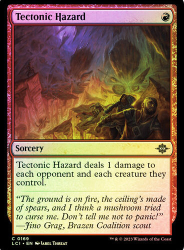 Tectonic Hazard The Lost Caverns of Ixalan