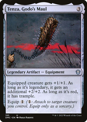 TenzaGodosMaul__65371 Tenza, Godo's Maul Dominaria United Commander
