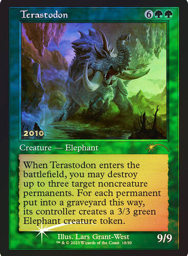 Terastodon (30th Anniversary) Promo: Date Stamped