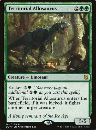 Territorial Allosaurus Dominaria