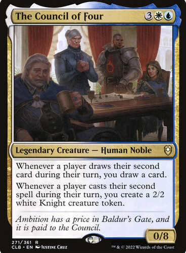 The Council of Four Commander Legends: Battle for Baldur's Gate