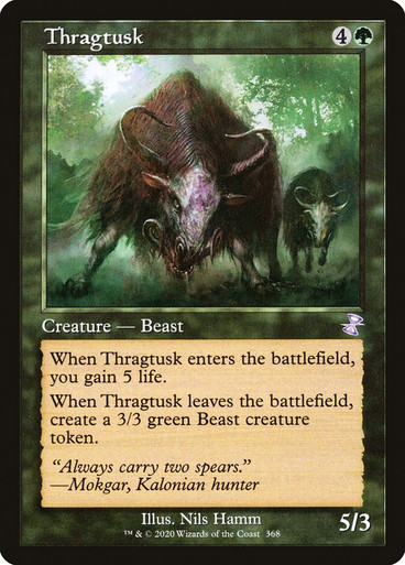 Thragtusk__58780 Thragtusk (Retro Frame) Time Spiral Remastered - Timeshifted