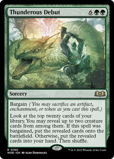 ThunderousDebut__26948 Thunderous Debut Wilds of Eldraine