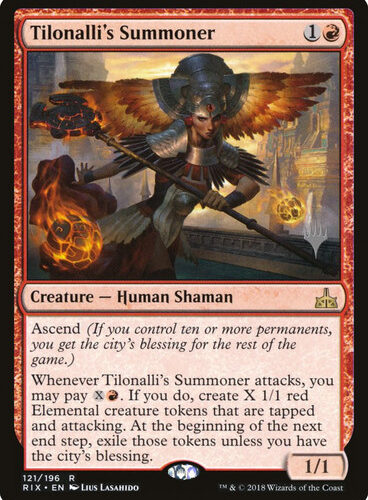 Tilonalli's Summoner (Promo Pack) (Rivals of Ixalan) Promo: Planeswalker Stamped