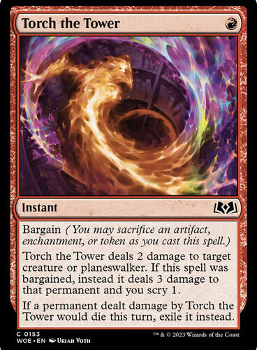 Torch the Tower Wilds of Eldraine
