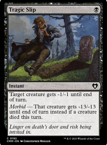 Tragic Slip Commander Masters