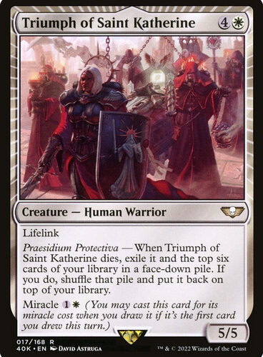 Triumph of Saint Katherine Warhammer 40,000 Commander