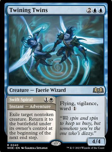 Twining Twins // Swift Spiral Wilds of Eldraine