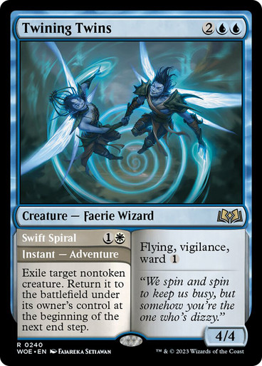TwiningTwins__56304 Twining Twins // Swift Spiral Wilds of Eldraine