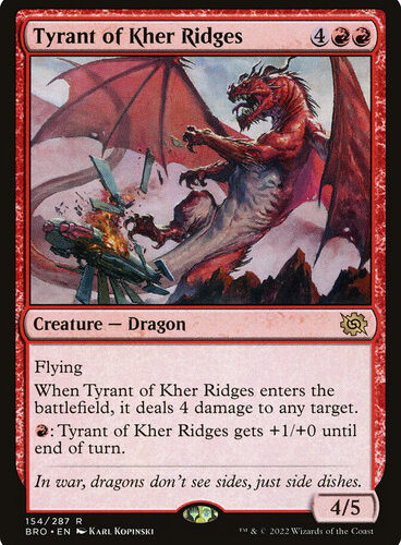 Tyrant of Kher Ridges The Brothers' War