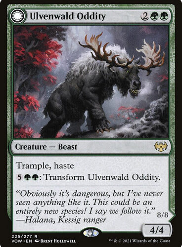 Ulvenwald Oddity // Ulvenwald Behemoth Innistrad: Crimson Vow