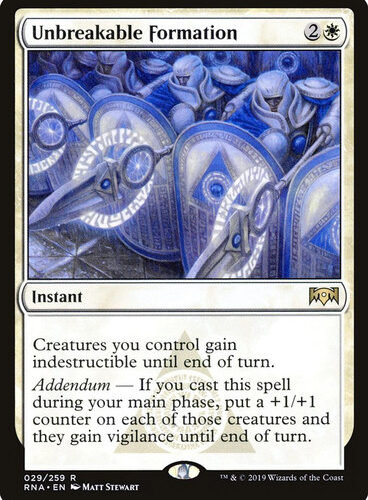 Unbreakable Formation Ravnica Allegiance