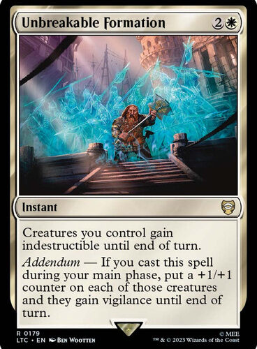Unbreakable Formation The Lord of the Rings Commander