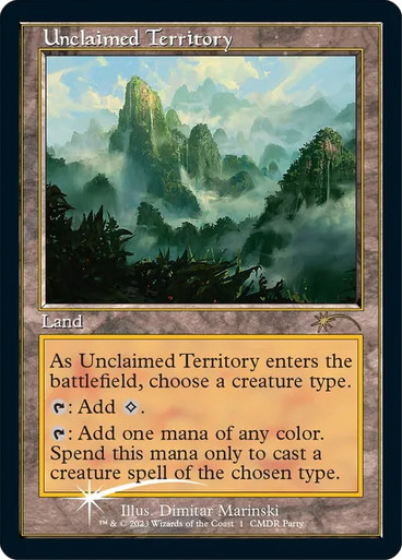UnclaimedTerritory__46655 Unclaimed Territory (Commander Party) (Retro Frame) Promo: General
