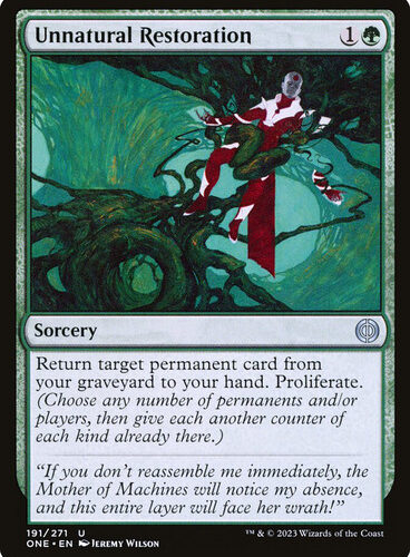 Unnatural Restoration Phyrexia: All Will Be One