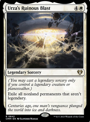 Urza's Ruinous Blast Commander Masters