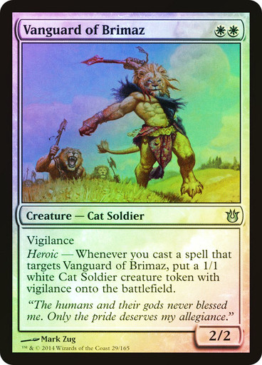 Vanguard of Brimaz Born of the Gods