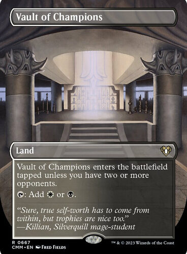 Vault of Champions (Borderless) Commander Masters - Variants