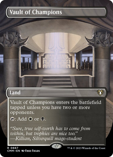VaultOfChampions667__72460 Vault of Champions (Borderless) Commander Masters - Variants
