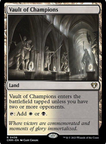 Vault of Champions Commander Masters