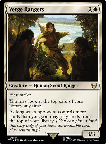 Verge Rangers The Lord of the Rings Commander