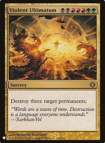 Violent Ultimatum Planeswalker Symbol Reprints