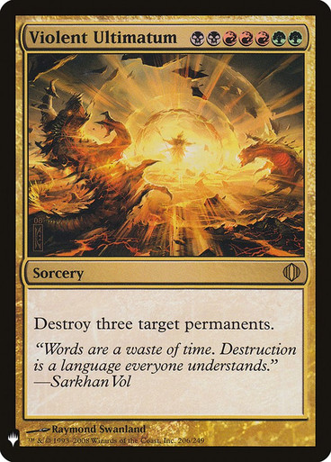 Violent Ultimatum Violent Ultimatum Planeswalker Symbol Reprints